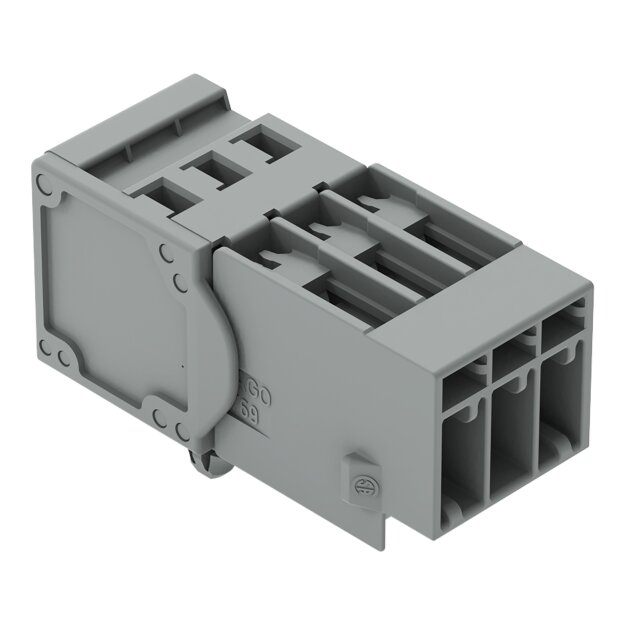 Wago 769-603/001-000 1-Leiter-Stiftleiste Grau