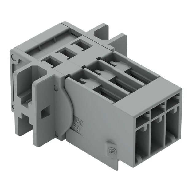 Wago 769-603/002-000 1-Leiter-Stiftleiste Grau