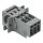 Wago 769-603/002-000 1-Leiter-Stiftleiste Grau