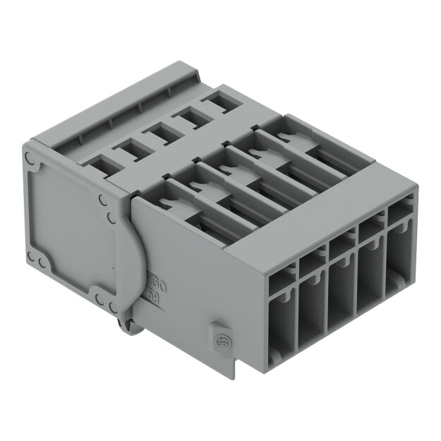 Wago 769-605/001-000 1-Leiter-Stiftleiste Grau