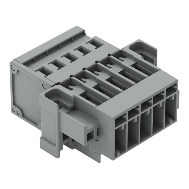 Wago 769-605/004-000 1-Leiter-Stiftleiste Grau