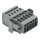 Wago 769-605/004-000 1-Leiter-Stiftleiste Grau