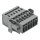 Wago 769-606/004-000 1-Leiter-Stiftleiste Grau