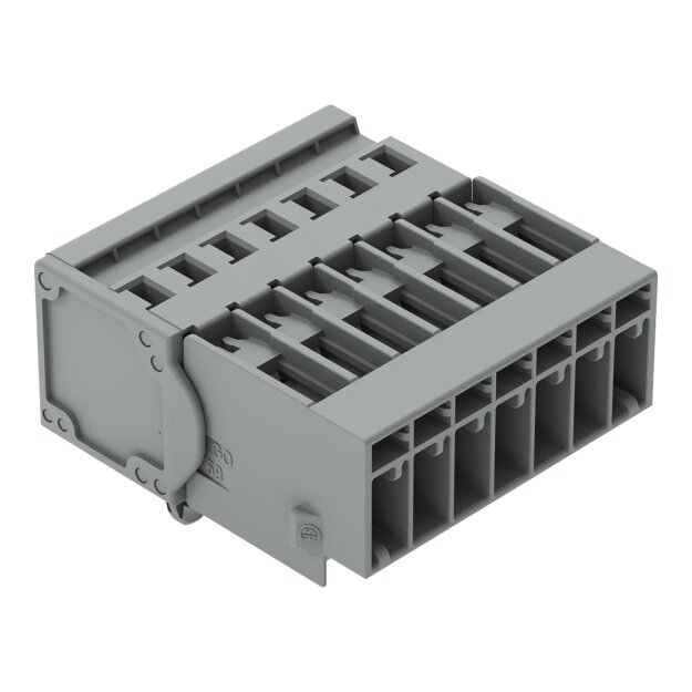 Wago 769-607/001-000 1-Leiter-Stiftleiste Grau