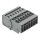 Wago 769-607/001-000 1-Leiter-Stiftleiste Grau