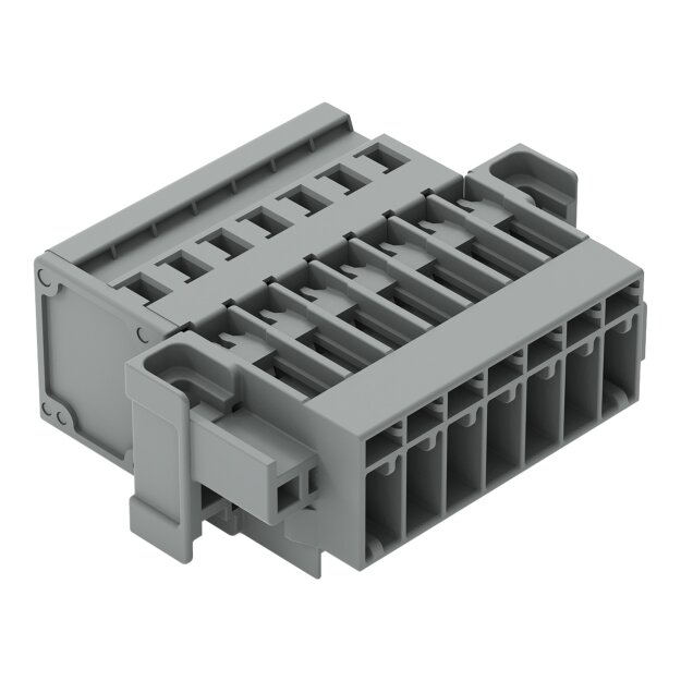 Wago 769-607/004-000 1-Leiter-Stiftleiste Grau
