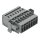 Wago 769-607/004-000 1-Leiter-Stiftleiste Grau