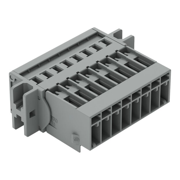 Wago 769-608/002-000 1-Leiter-Stiftleiste Grau