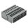 Wago 769-609 1-Leiter-Stiftleiste Grau