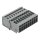 Wago 769-609/001-000 1-Leiter-Stiftleiste Grau