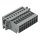Wago 769-609/002-000 1-Leiter-Stiftleiste Grau
