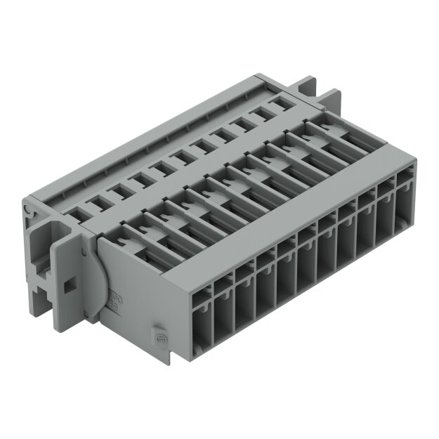 Wago 769-611/002-000 1-Leiter-Stiftleiste Grau