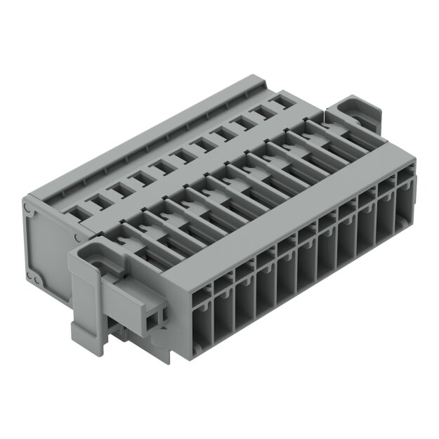 Wago 769-611/004-000 1-Leiter-Stiftleiste Grau
