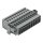 Wago 769-611/004-000 1-Leiter-Stiftleiste Grau