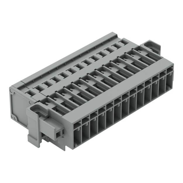 Wago 769-613/004-000 1-Leiter-Stiftleiste Grau