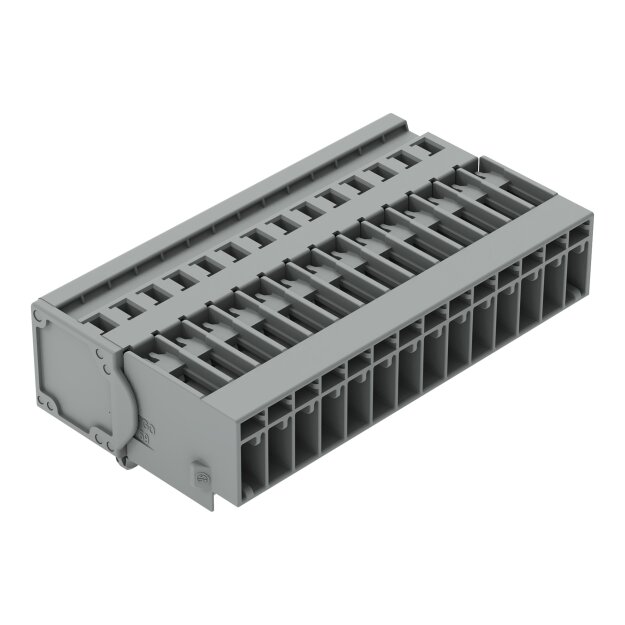 Wago 769-614/001-000 1-Leiter-Stiftleiste Grau