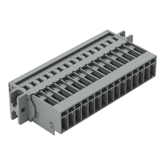 Wago 769-615/002-000 1-Leiter-Stiftleiste Grau