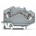 Wago 781-992 2-Leiter-Durchgangsklemme Grau
