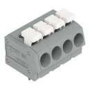 Wago 804-110 Leiterplattenklemme Grau