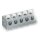 Wago 804-305 Leiterplattenklemme Grau