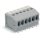 Wago 805-163 Leiterplattenklemme Grau