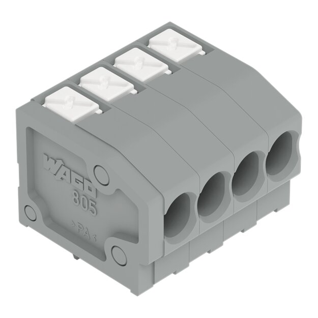 Wago 805-323 Leiterplattenklemme Grau