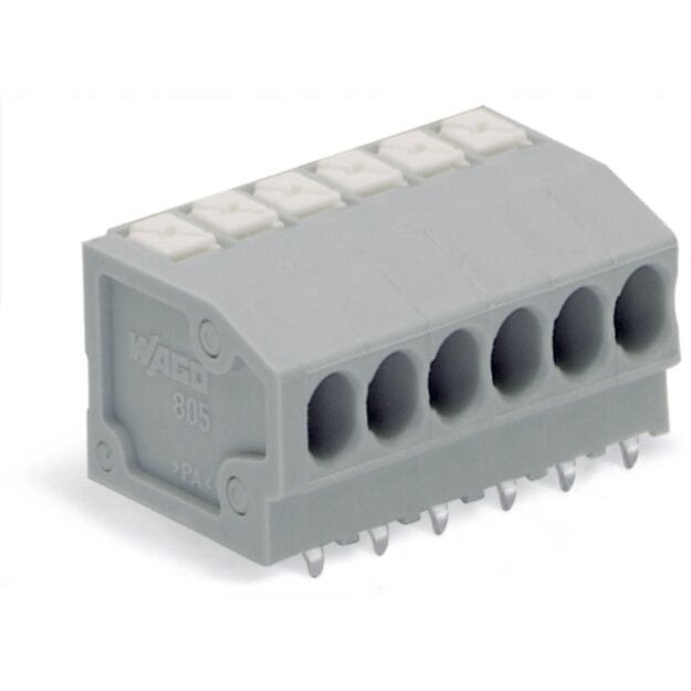 Wago 805-359 Leiterplattenklemme Grau