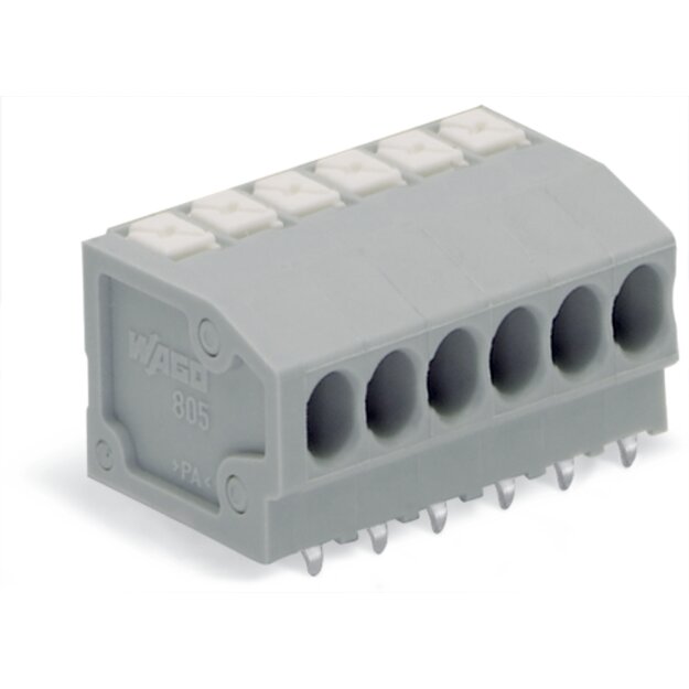 Wago 805-363 Leiterplattenklemme Grau