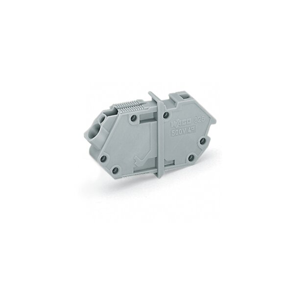 Wago 826-159/000-006 Anreihbare Endklemme Blau