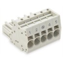 Wago 831-3105/000-9035 1-Leiter-Federleiste Grau