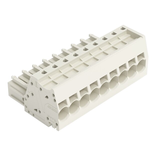 Wago 831-3109 1-Leiter-Federleiste Grau
