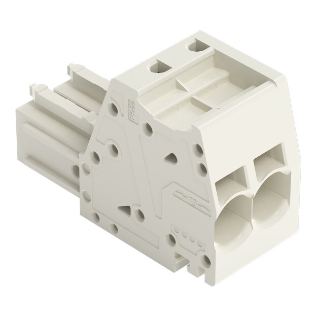 Wago 831-3109/136-000 1-Leiter-Federleiste Grau