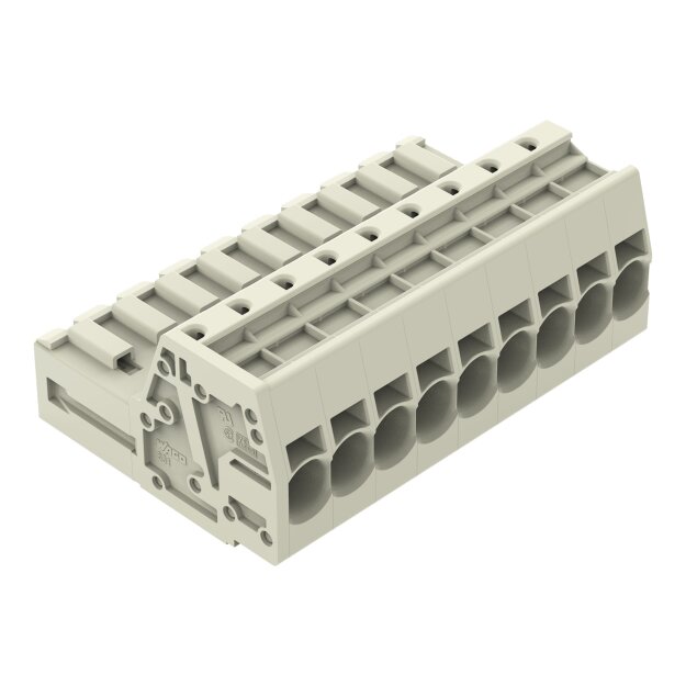 Wago 831-3209 1-Leiter-Stiftleiste Grau