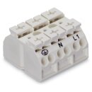 Wago 862-1603/999-950 4-Leiter-Geräteanschlussklemme Weiß