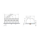Wago 862-1605/999-950 4-Leiter-Geräteanschlussklemme...