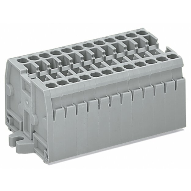 Wago 869-238 2-Leiter-Klemmenleiste Grau