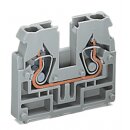 Wago 869-344 2-Leiter-Endklemme Blau