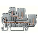 Wago 870-104 1Leiter/1Pin Doppelstockklemme Blau