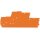 Wago 870-1149 Abschluss- und Zwischenplatte Orange