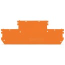 Wago 870-169 Abschluss- und Zwischenplatte Orange