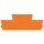 Wago 870-169 Abschluss- und Zwischenplatte Orange