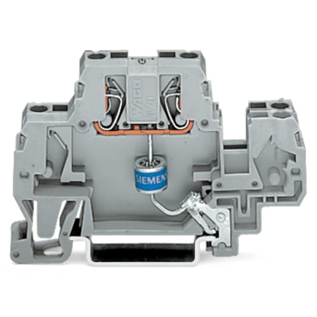 Wago 870-523/281-580 Bauelementklemme Grau
