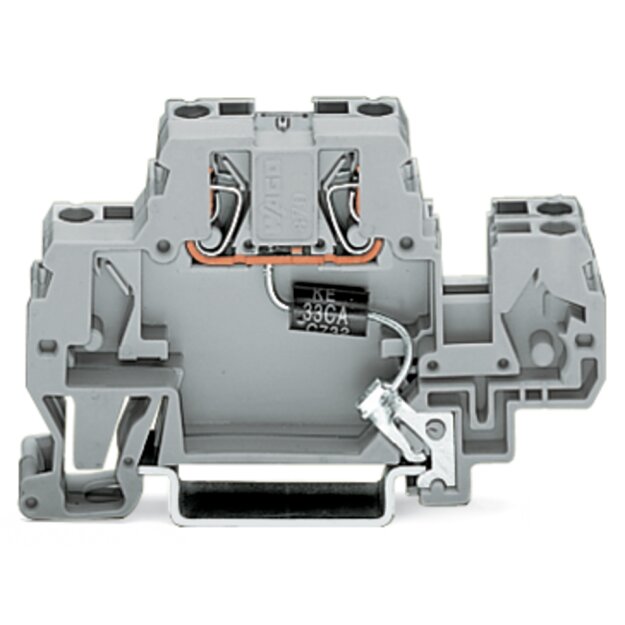 Wago 870-523/281-590 Bauelementklemme Grau