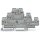 Wago 870-590/281-675 Bauelementklemme Grau