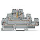 Wago 870-593/281-413 Bauelementklemme Grau