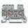 Wago 870-683 3-Leiter-Durchgangsklemme Rot