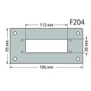 Wago 850-818/002-005 Flanschplatte