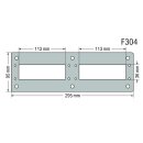 Wago 850-819/002-005 Flanschplatte