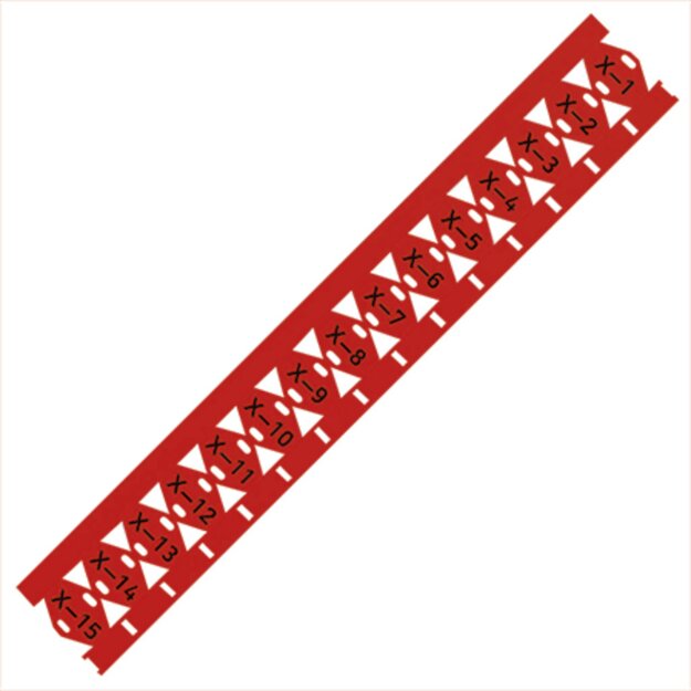 Wago 211-835/000-005 Kabelbündelmarkierer Rot