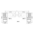Wago 756-1204/060-020 ETHERNET-Leitung M12D-Stecker...